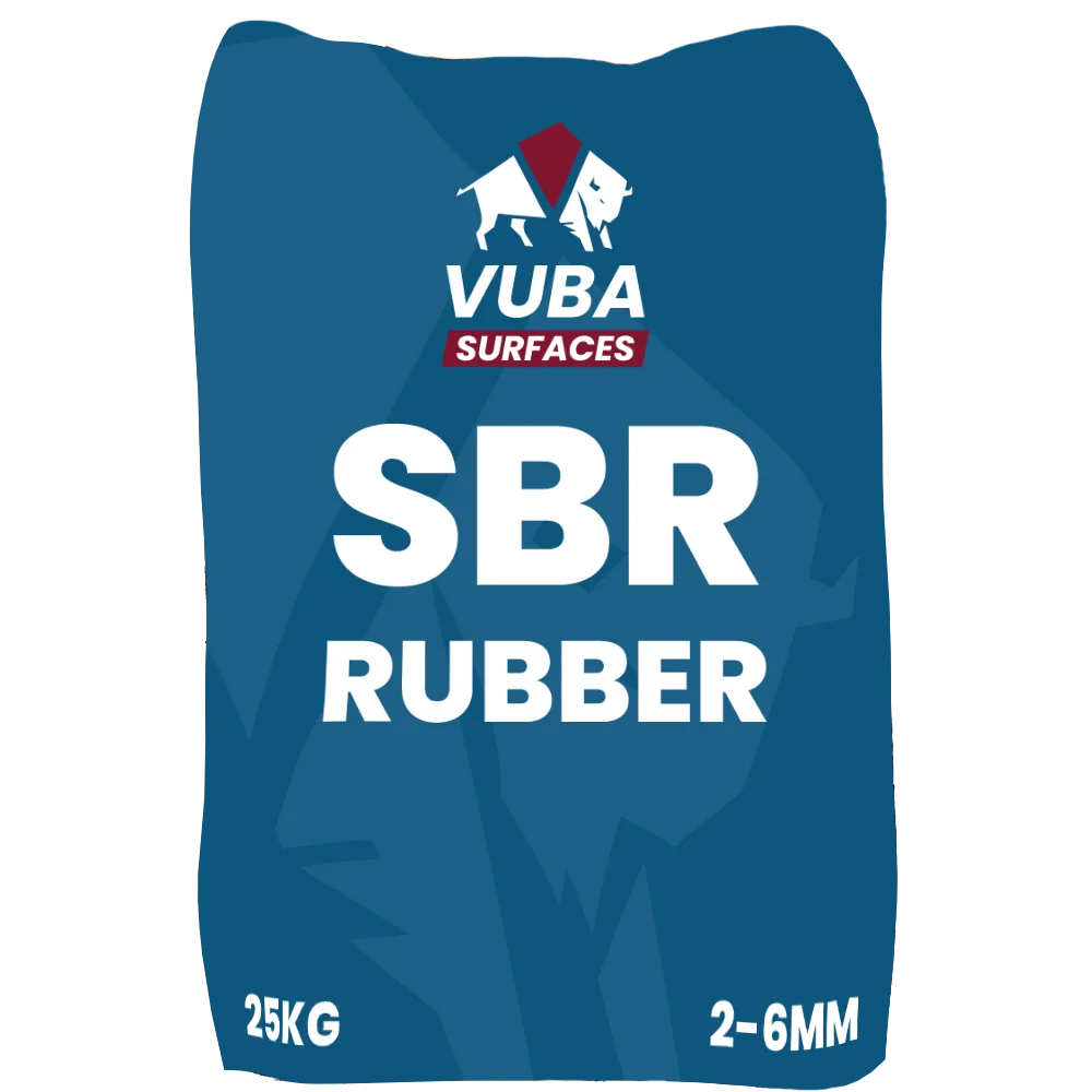 VUBA SBR Rubber – каучуков гранулат за еластични и ударопоглъщащи настилки